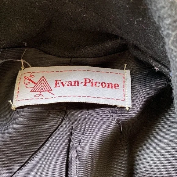 Evan Picone Classic Black Suit Jacket - Picture 8 of 9